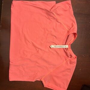 Lululemon size 10 coral short sleeve top